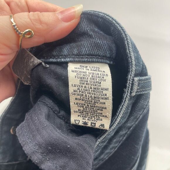 David Kahn Women's Taper Leg Jeans Mid Rise Denim 5 Pocket Indigo Size 26 - Picture 12 of 13